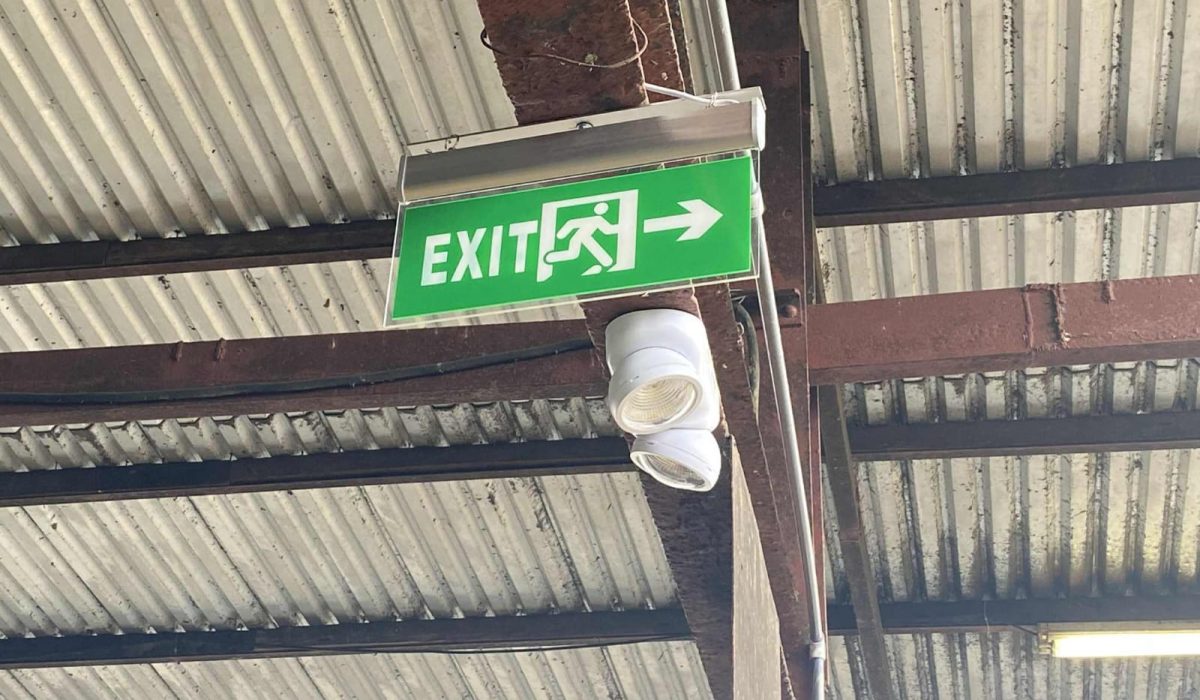 exit sign